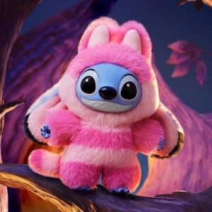 Disney Stitch Adventure Plush Pendant - Cheshire Cat Stitch
